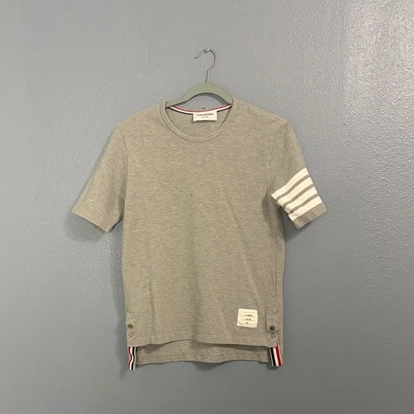 Thom Browne4-Bar -print T-shirt Shirts